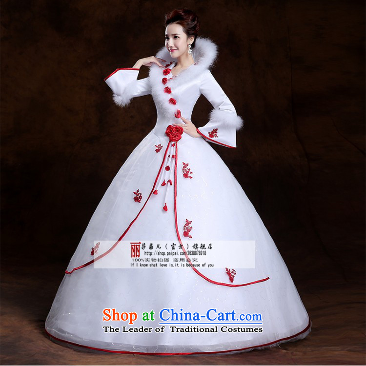 Wedding dresses new 2014 winter long-sleeved thick Korean version for autumn and winter, of gross cotton flowers with large L package marriage returning picture, prices, brand platters! The elections are supplied in the national character of distribution, so action, buy now enjoy more preferential! As soon as possible.