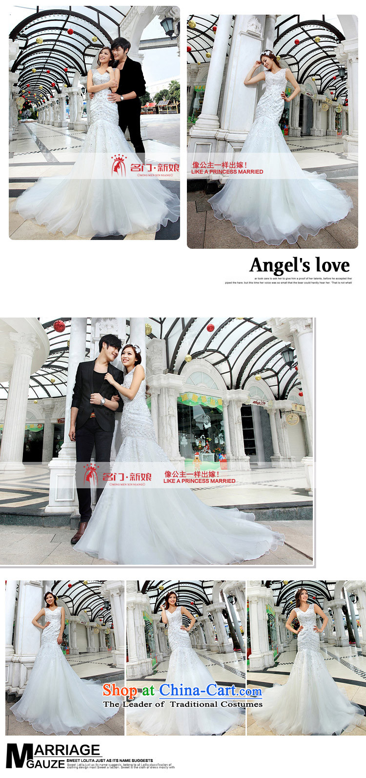 A wedding dresses sweet elegant princess tail wedding new 2015 crowsfoot shoulders wedding pictures, price A990 L, brand platters! The elections are supplied in the national character of distribution, so action, buy now enjoy more preferential! As soon as possible.