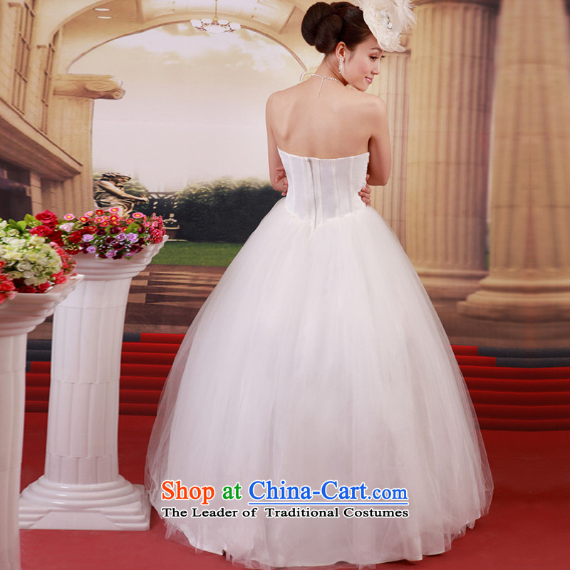 A bride wedding dresses Korean anointed chest princess new 2015 to align the sweet elegant wedding 711 M, a bride shopping on the Internet has been pressed.