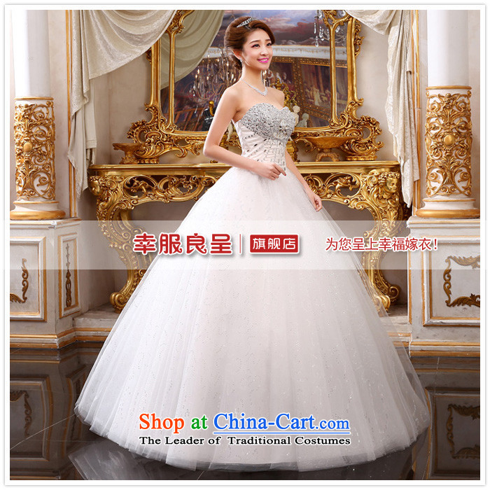 The privilege of serving-leung 2015 new bride Korean Modern Luxury depilation princess chest straps wedding dress wedding dress White XXL picture, prices, brand platters! The elections are supplied in the national character of distribution, so action, buy now enjoy more preferential! As soon as possible.