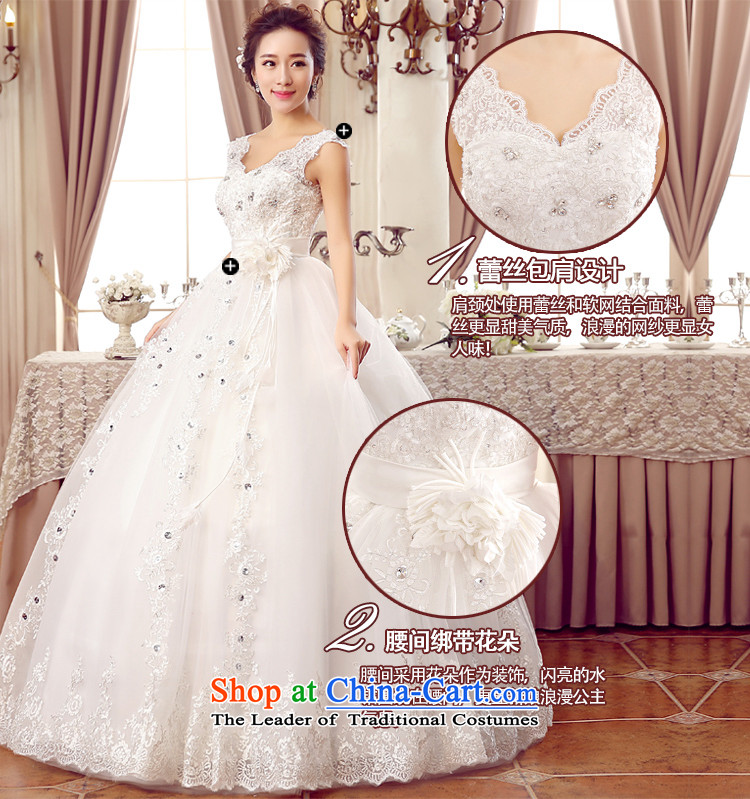 2015 New Wedding Korean Top Loin of noble lace water drilling shoulders M(2 wedding pictures feet), prices, brand platters! The elections are supplied in the national character of distribution, so action, buy now enjoy more preferential! As soon as possible.
