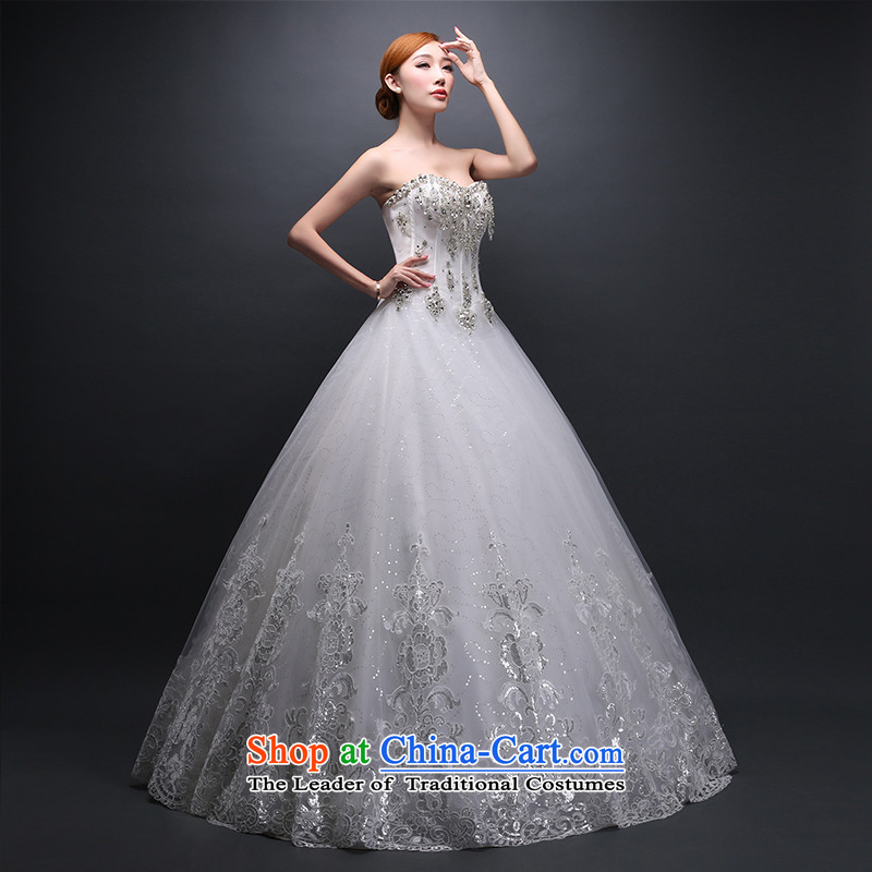 Hei Kaki wedding dresses new 2015 autumn and winter and stylish wedding large video chest thin snap to bind with wedding ivory S, Hei Kaki shopping on the Internet has been pressed.