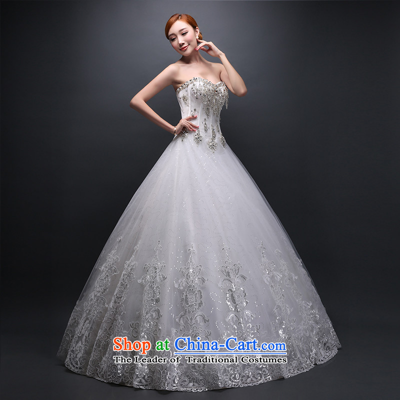 Hei Kaki wedding dresses new 2015 autumn and winter and stylish wedding large video chest thin snap to bind with wedding ivory S, Hei Kaki shopping on the Internet has been pressed.