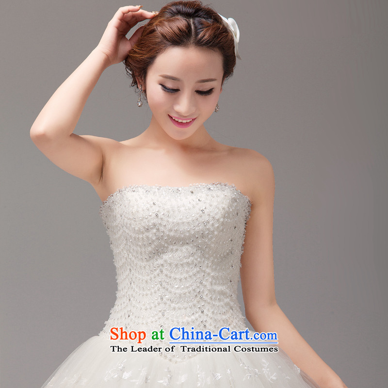 To align the Korean mslover straps bride wedding Princess Foutune of video thin nail pearl wedding manually sweet anointed chest lace wedding HS131005 rice white M 2 ft 1) Name of the waist of Lisa (MSLOVER) , , , shopping on the Internet