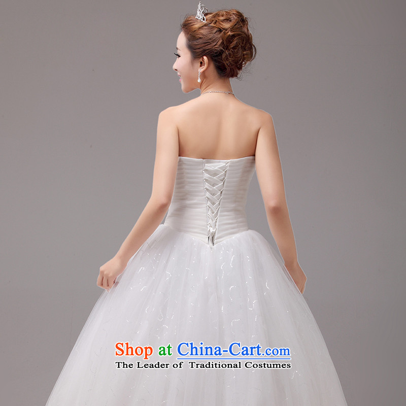  The new Korean-style mslover graphics to align with thin wedding crystal Princess Bride wedding sweet anointed chest lace wedding HS131004 rice white 2 feet), PUERTORRICANS waistline, Lisa (MSLOVER) , , , shopping on the Internet