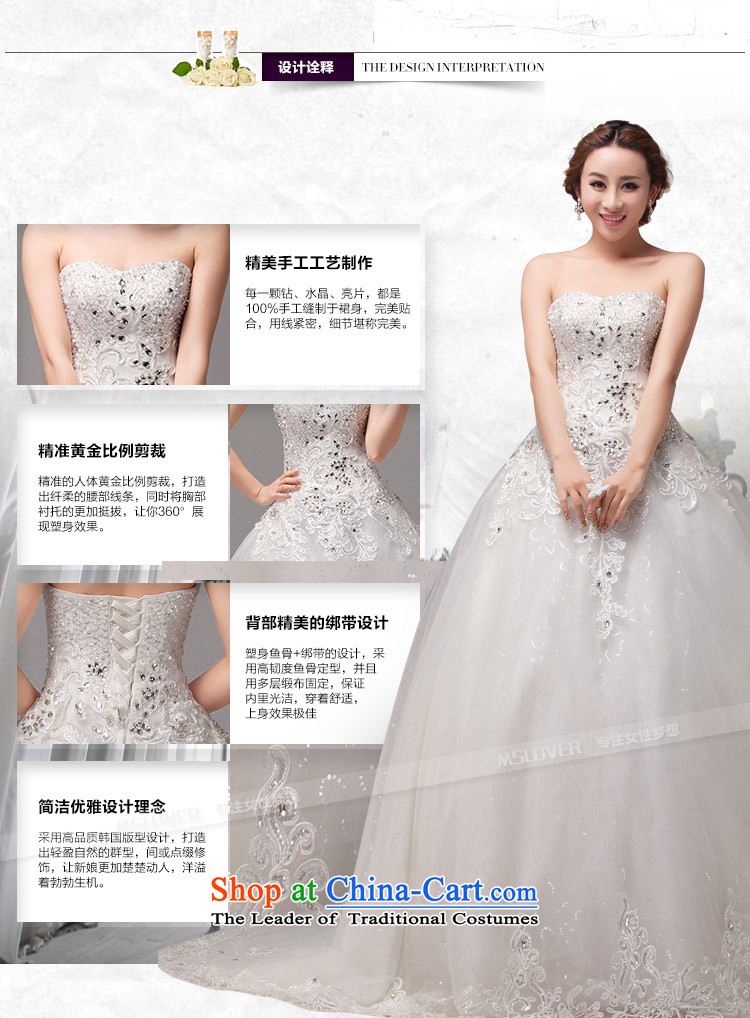  Large tail mslover wedding bride anointed chest wedding diamond lace princess temperament wedding main wedding HS131010 alignment to 2 feet 1 M waist picture, prices, brand platters! The elections are supplied in the national character of distribution, so action, buy now enjoy more preferential! As soon as possible.