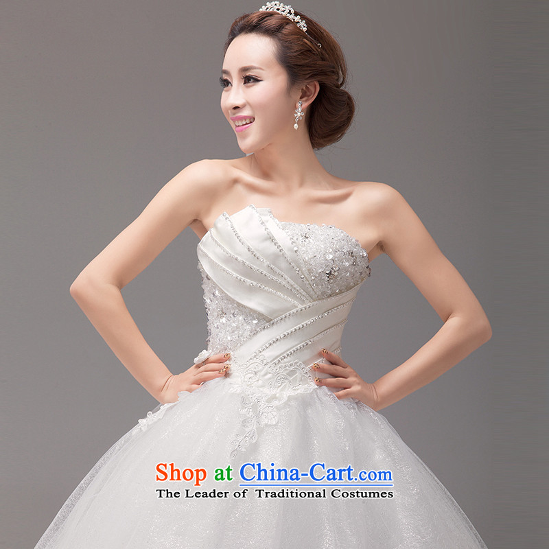  The Korean version of seashells mslover Princess Bride Sau San video thin and chest straps to bride wedding HS131012 rice white M 2 ft 1) Name of the waist of Lisa (MSLOVER) , , , shopping on the Internet