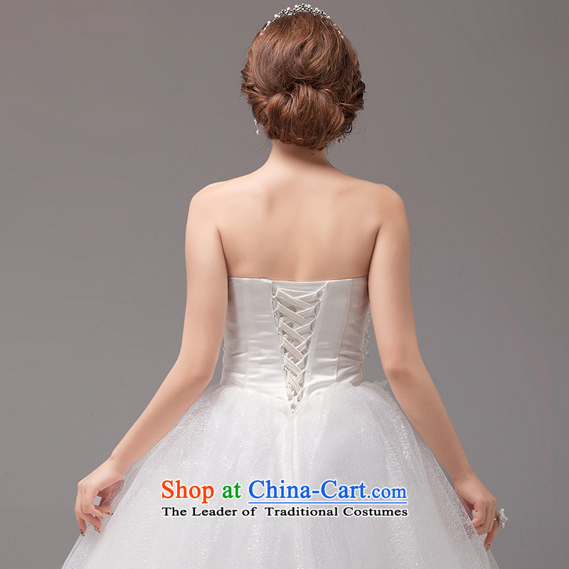  The Korean version of seashells mslover Princess Bride Sau San video thin and chest straps to bride wedding HS131012 rice white M 2 ft 1) Name of the waist of Lisa (MSLOVER) , , , shopping on the Internet