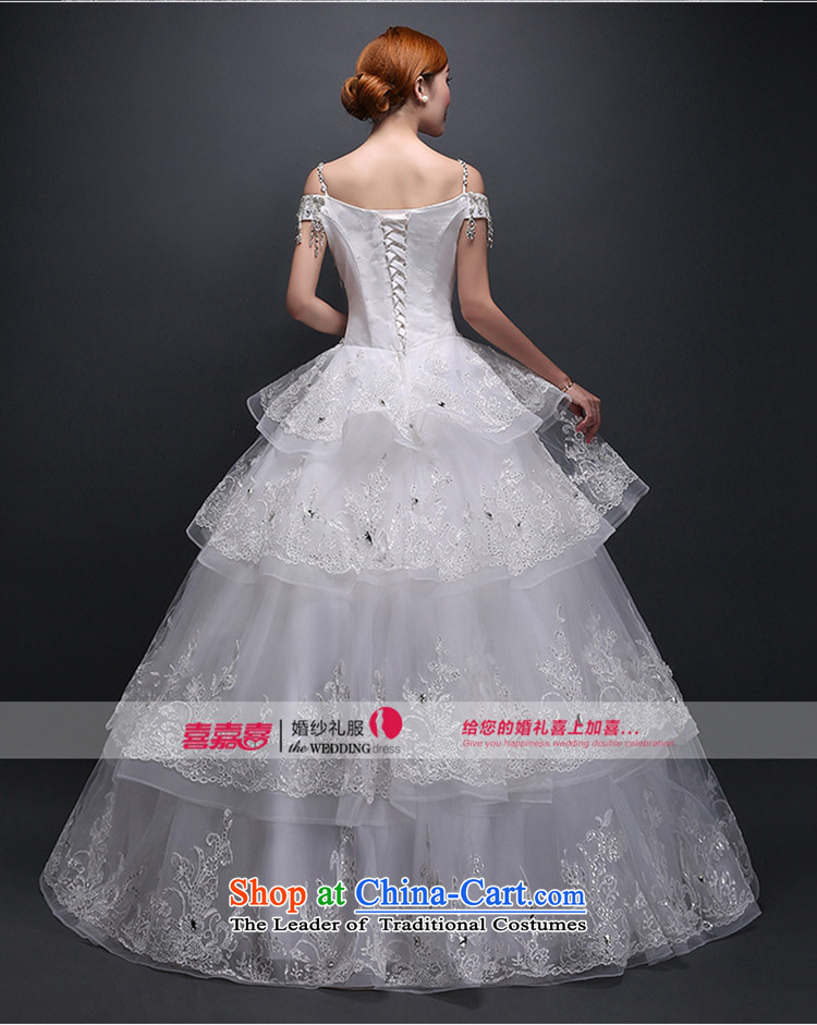 Hei Kaki wedding dresses new 2015 autumn and winter field shoulder to shoulder strap white align bride wedding ivory M picture, prices, brand platters! The elections are supplied in the national character of distribution, so action, buy now enjoy more preferential! As soon as possible.