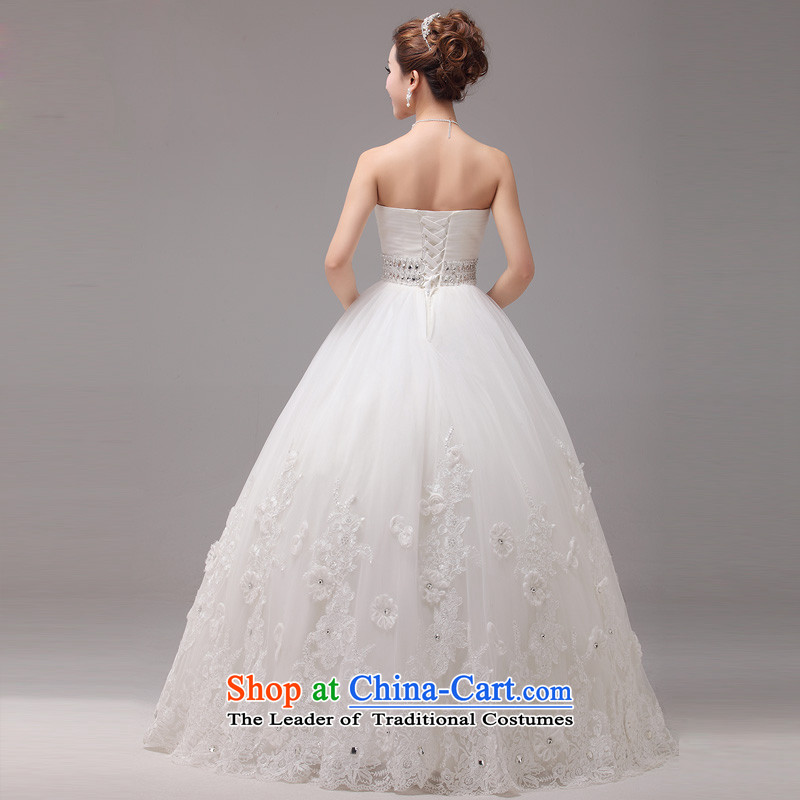  Large tail mslover wedding Princess Bride wedding anointed chest Diamond Video thin wedding custom Korea wedding HS131001 XS( to align the waist of 1 foot) Lisa (MSLOVER) , , , shopping on the Internet