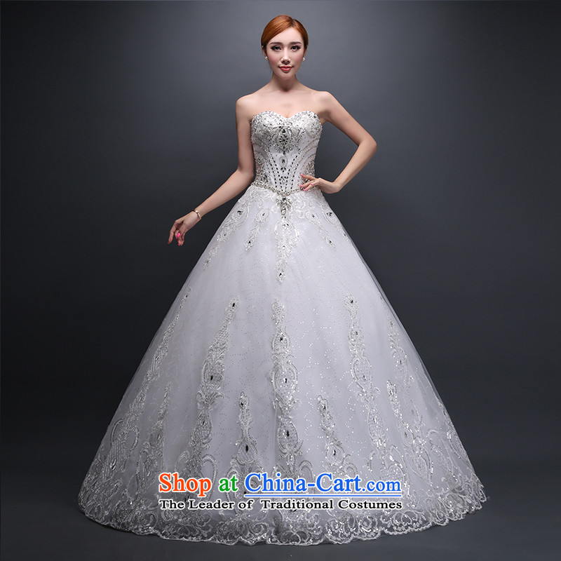 Hei Kaki wedding dresses new 2015 autumn and winter and stylish large marriage chest straps to align the wedding ivory XS, Hei Kaki shopping on the Internet has been pressed.