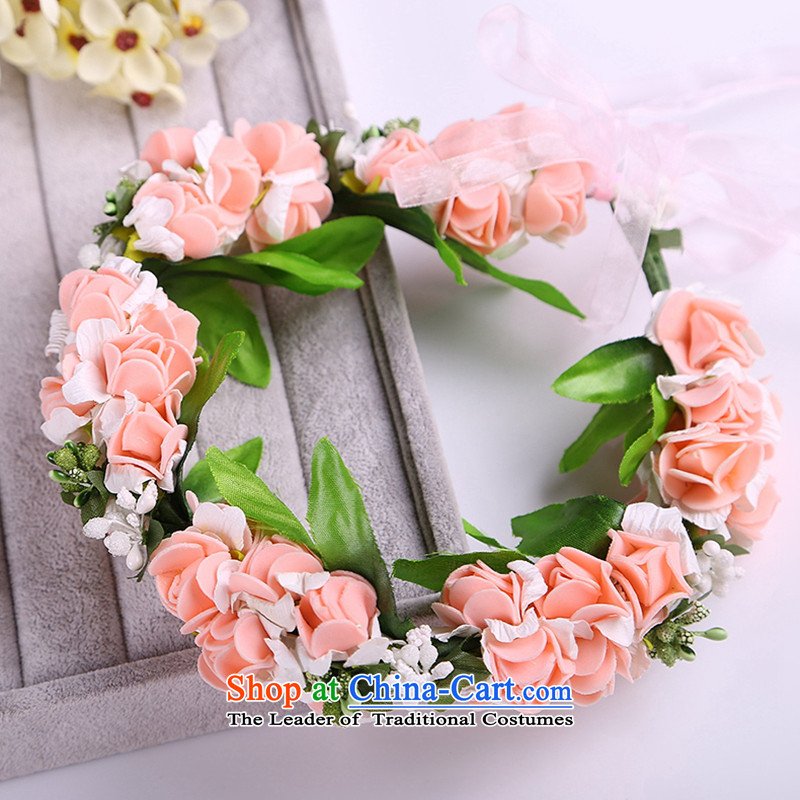 Hei Kaki 2015 new bride Head Ornaments Korean small fresh flower leis and wrist spent two piece TH01 champagne color code, Hee-ho are hi , , , shopping on the Internet