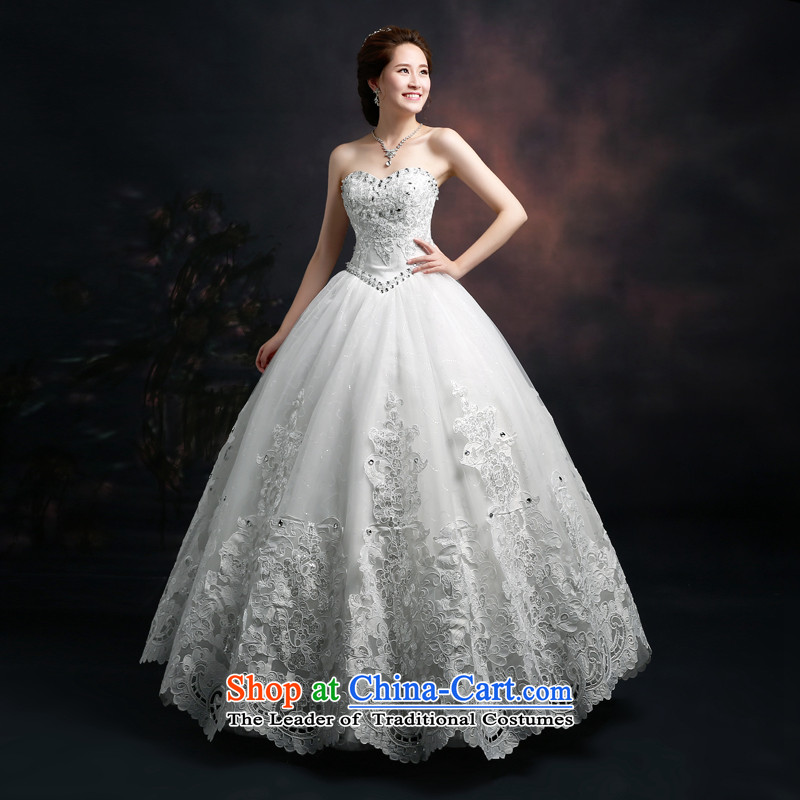 Beverly Ting wedding dresses 2015 new marriages stylish Korean bridal suite and chest video thin large Sau San straps to align the white L, Beverly (tingbeier ting) , , , shopping on the Internet