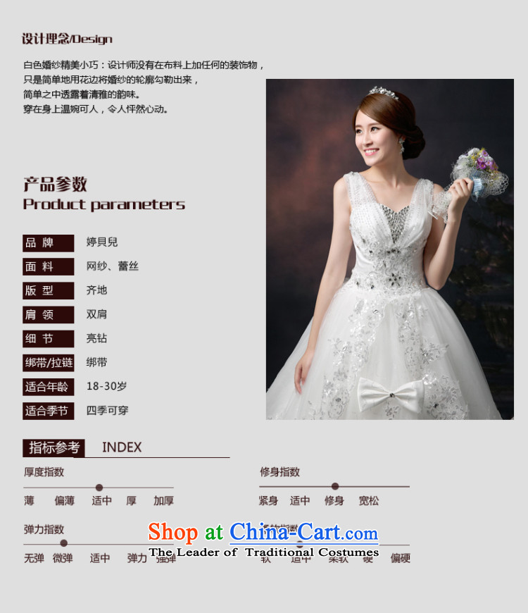 Beverly Ting 2015 new wedding shoulders Korean modern marriages wedding dress deep V foutune straps to align spring White XL Photo, prices, brand platters! The elections are supplied in the national character of distribution, so action, buy now enjoy more preferential! As soon as possible.
