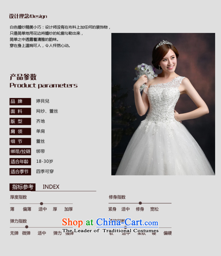 Beverly Ting wedding dresses 2015 new Korean fashion shoulder wedding anointed chest large diamond princess bon bon skirt thin White XXL pictures graphics, prices, brand platters! The elections are supplied in the national character of distribution, so action, buy now enjoy more preferential! As soon as possible.