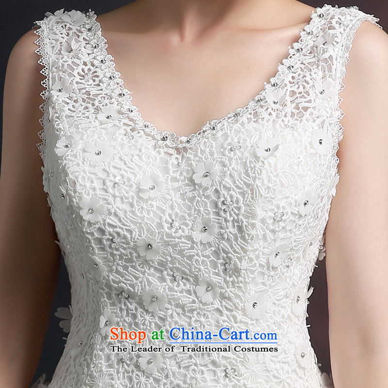 Beverly Ting wedding dresses 2015 new stylish marriages shoulders wedding video thin lace Korean version of     white to align the white XXL, Beverly Ting (tingbeier) , , , shopping on the Internet