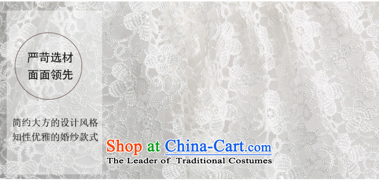 Beverly Ting 2015 new wedding band Korean fashion collar wedding lace pong with large numbers to align the princess bon bon skirt white L picture, prices, brand platters! The elections are supplied in the national character of distribution, so action, buy now enjoy more preferential! As soon as possible.