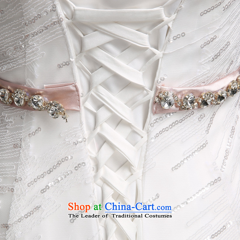Beverly Ting Wedding 2015 Spring New tie straps stylish wedding wiping the chest to Sau San video thin Korean summer bon bon skirt White M, Beverly (tingbeier ting) , , , shopping on the Internet