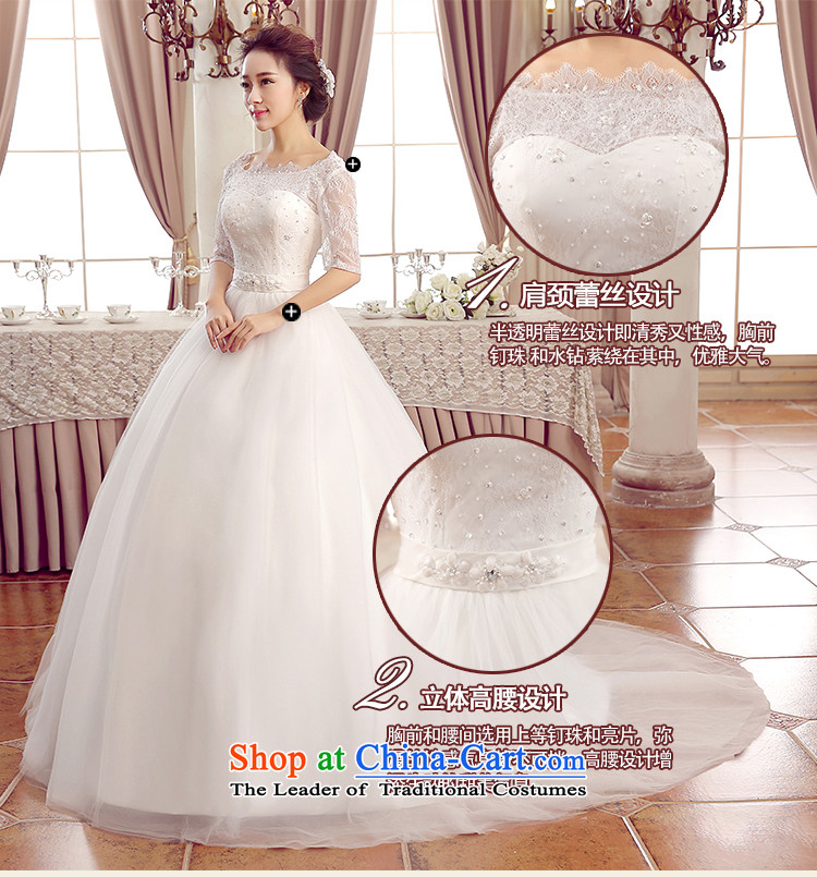 2015 new Korean irrepressible lace Nail-tail pearl bride wedding pictures, 9 feet S(1 price, brand platters! The elections are supplied in the national character of distribution, so action, buy now enjoy more preferential! As soon as possible.