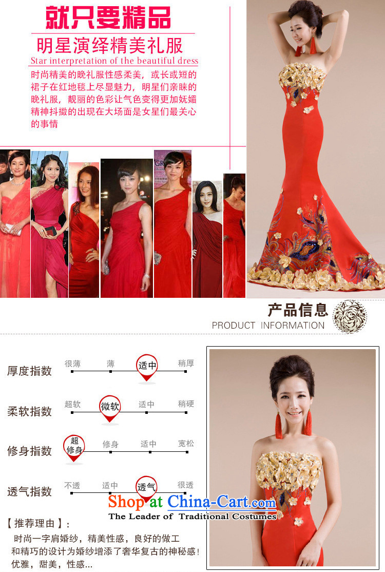 The end of the light (QM) Fung Mudan Multiple stereo flower embroidery wedding dress Phoenix fine evening dresses CTX RED S picture, prices, brand platters! The elections are supplied in the national character of distribution, so action, buy now enjoy more preferential! As soon as possible.