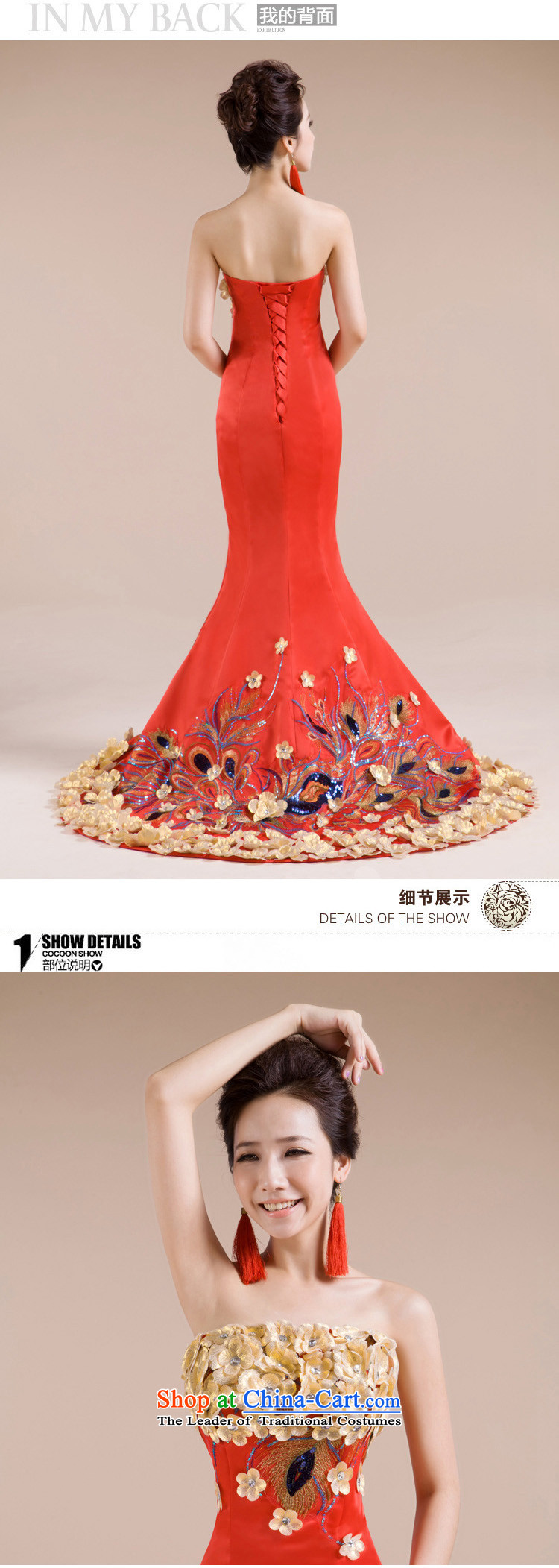 The end of the light (QM) Fung Mudan Multiple stereo flower embroidery wedding dress Phoenix fine evening dresses CTX RED S picture, prices, brand platters! The elections are supplied in the national character of distribution, so action, buy now enjoy more preferential! As soon as possible.