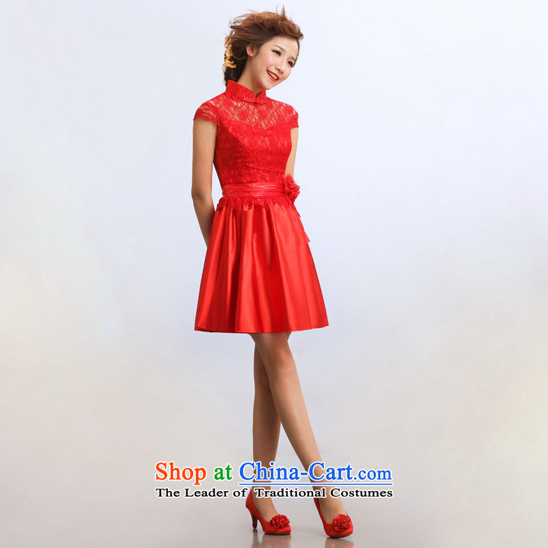 The end of the light (QM) Bride wedding dresses, improved stylish summer short bride services under the auspices of Qipao CTX red light at the end of L, , , , shopping on the Internet