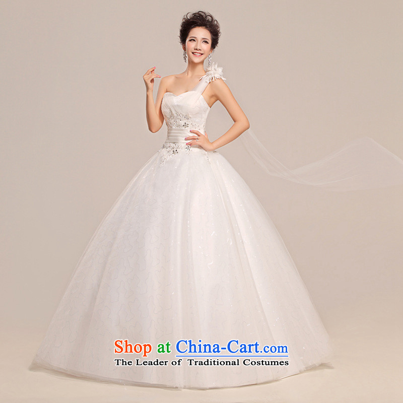 The end of the light (QM) Bride wedding dresses wedding to align the shoulder and chest bride wedding CTX HS509 M white light at the end of S, shopping on the Internet has been pressed.