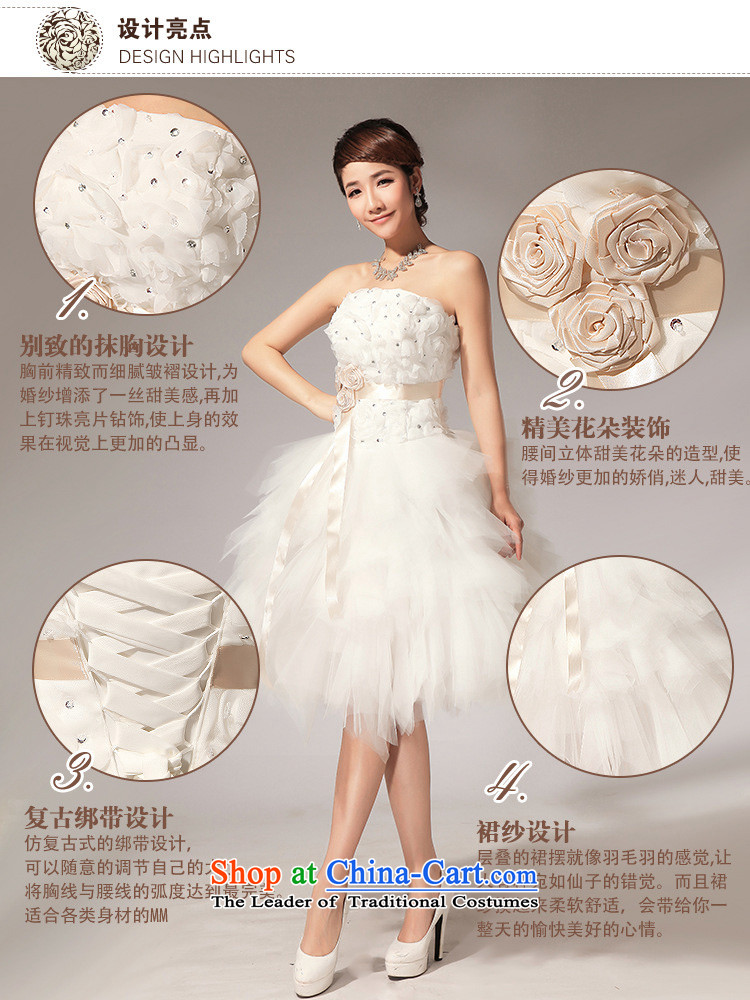 The end of the light (QM) Bride anointed Chest Flower wedding knee sister bridesmaid small dress short skirt CTX LF112 m White XL Photo, prices, brand platters! The elections are supplied in the national character of distribution, so action, buy now enjoy more preferential! As soon as possible.