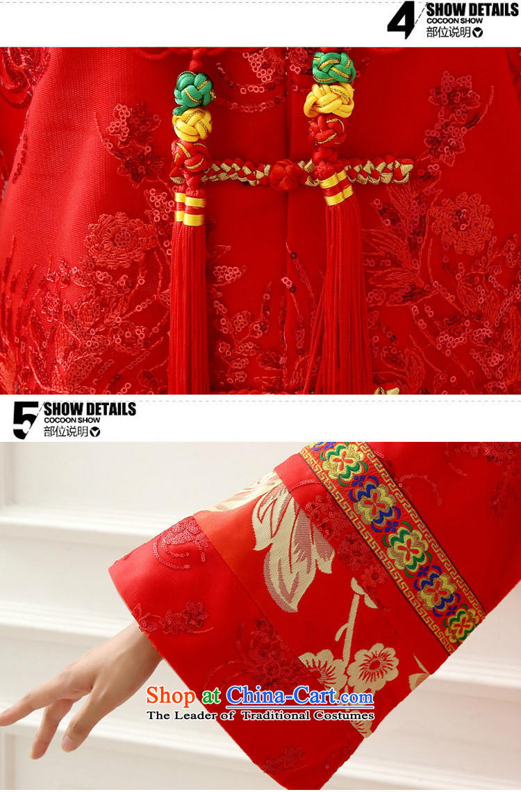 The end of the light (QM) in Sau Wo Service bridal dresses Chinese Antique bows to marry a long-sleeved Tang Dynasty Sau Wo Service CTX XH-03 RED M picture, prices, brand platters! The elections are supplied in the national character of distribution, so action, buy now enjoy more preferential! As soon as possible.