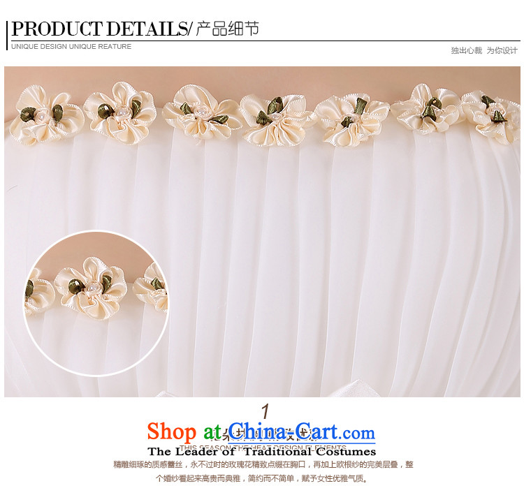 Yong-yeon and 2015 New wedding dresses wedding marriages wedding white Korean anointed chest to Princess van wedding now upgrade straps, m white streaks in the strap S picture, prices, brand platters! The elections are supplied in the national character of distribution, so action, buy now enjoy more preferential! As soon as possible.