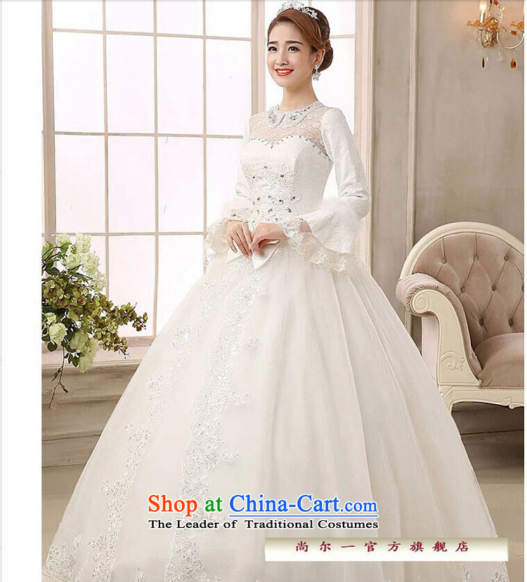 Naoji a 2014 new bride wedding dresses Korean straps winter wedding long-sleeved sweet thick cotton wedding js1207 folder White XL Photo, prices, brand platters! The elections are supplied in the national character of distribution, so action, buy now enjoy more preferential! As soon as possible.