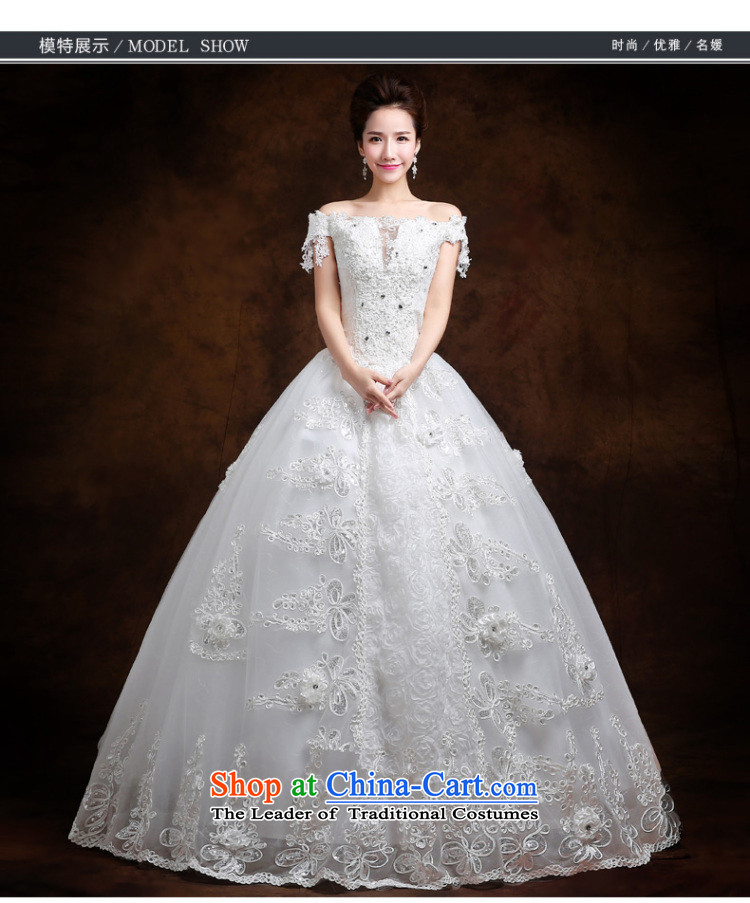 The Republika Srpska divas autumn 2015 new stylish wedding Korean word to align the shoulder bon bon skirt wedding large Sau San pregnant women video thin wedding private custom wedding white gloves) picture to M, prices, brand platters! The elections are supplied in the national character of distribution, so action, buy now enjoy more preferential! As soon as possible.