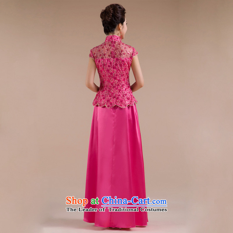 The end of the light (QM) wedding dresses wedding dresses bride bows services retro qipao QP-111 CTX of marriage red light at the end of XL, , , , shopping on the Internet