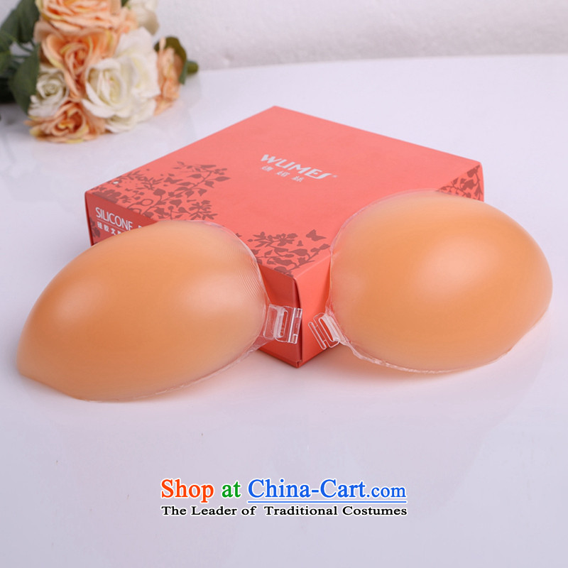 Hei Kaki Backless Bra posted ultra-light non-marking the particles of breathable bride silicone bra wedding underwear nipple NT02 SKIN COLOR C-hi kaki shopping on the Internet has been pressed.
