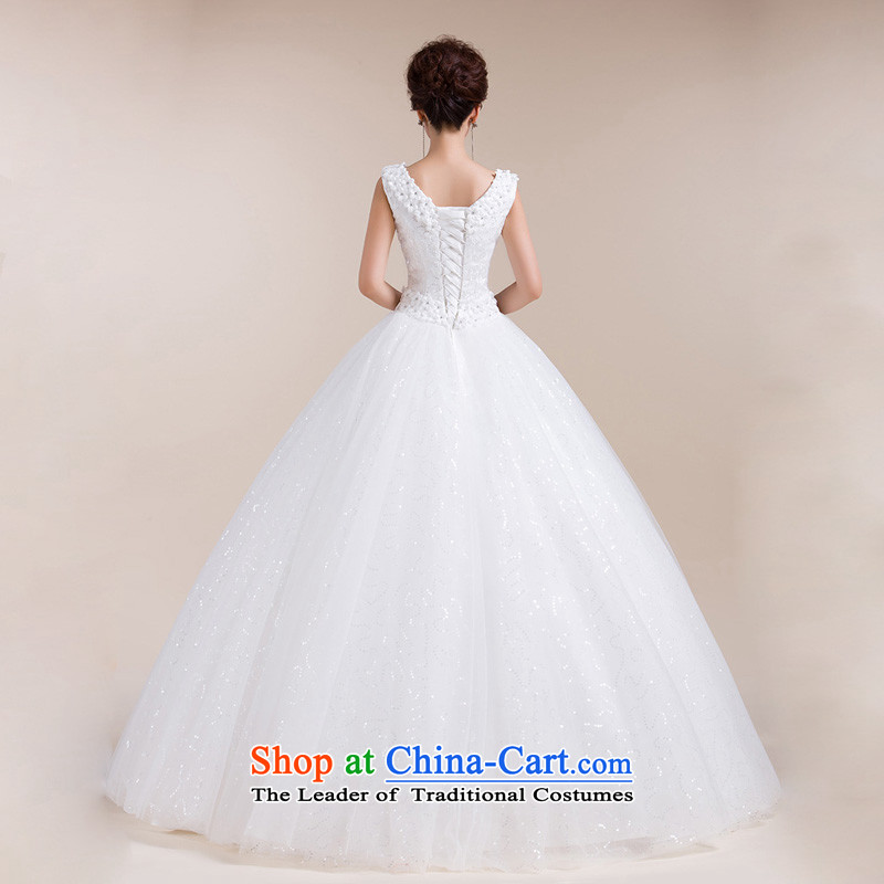The end of the light (QM) with a field to drag skirt Puntland shoulder flowers of the waist minimalist wedding dresses CTX HS525  XXL, M white light at the end of shopping on the Internet has been pressed.