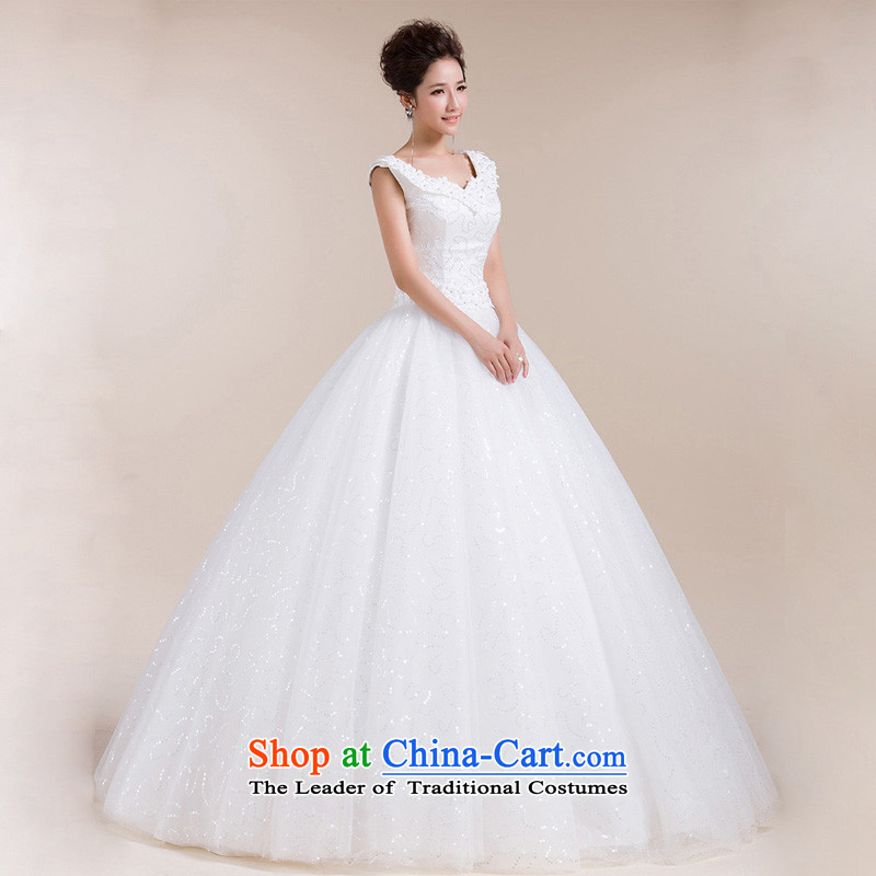 The end of the light (QM) with a field to drag skirt Puntland shoulder flowers of the waist minimalist wedding dresses CTX HS525  XXL, M white light at the end of shopping on the Internet has been pressed.