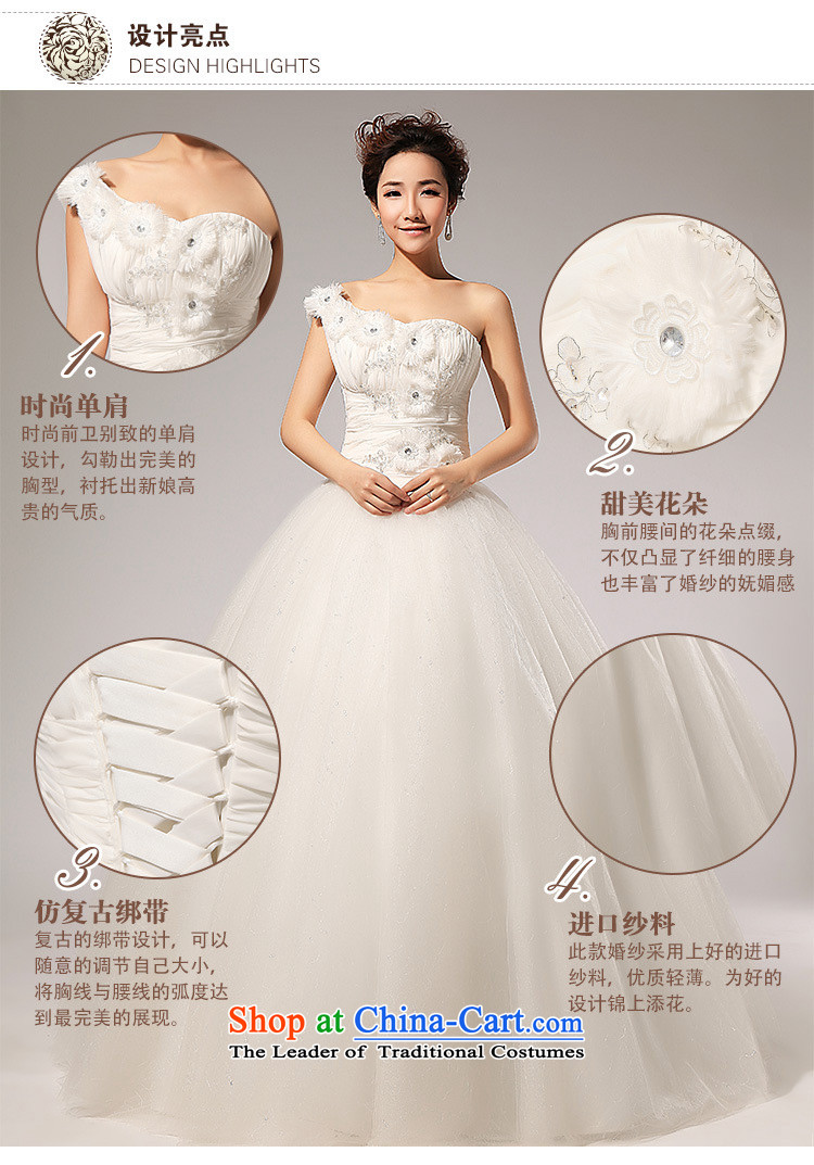 The end of the light (QM) Single shoulder straps wedding Flower Handmade bride wedding dresses CTX HS110 m White M picture, prices, brand platters! The elections are supplied in the national character of distribution, so action, buy now enjoy more preferential! As soon as possible.