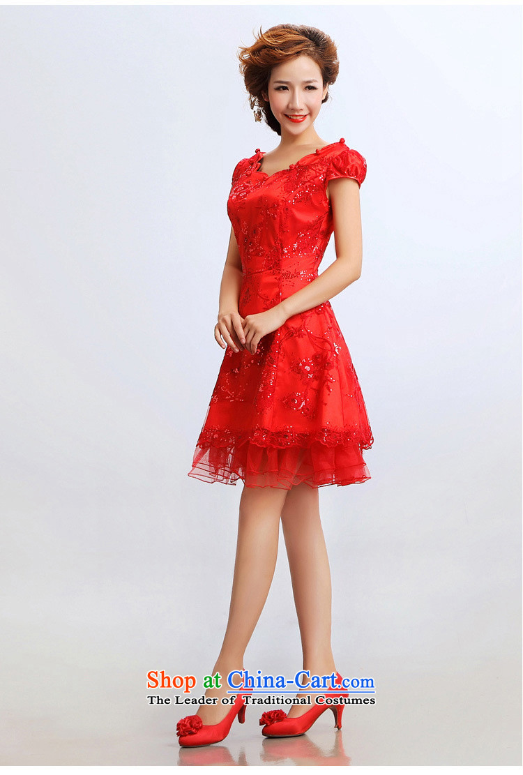 The end of the light (QM) wedding dresses skirt improved short fashion, the bride will qipao CTX RED XL Photo, prices, brand platters! The elections are supplied in the national character of distribution, so action, buy now enjoy more preferential! As soon as possible.