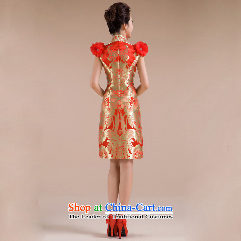 The end of the light (QM) Wedding ethnic short of Sau San marriages Chinese qipao CTX QP-106 improved red light at the end of S, shopping on the Internet has been pressed.