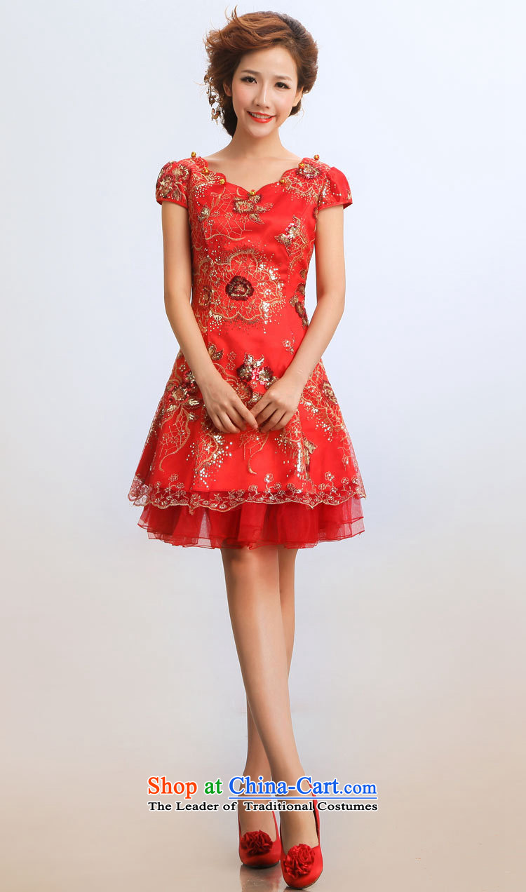 The end of the light (QM) Bride wedding dresses summer marriages wedding dresses qipao CTX QP15 RED L picture, prices, brand platters! The elections are supplied in the national character of distribution, so action, buy now enjoy more preferential! As soon as possible.