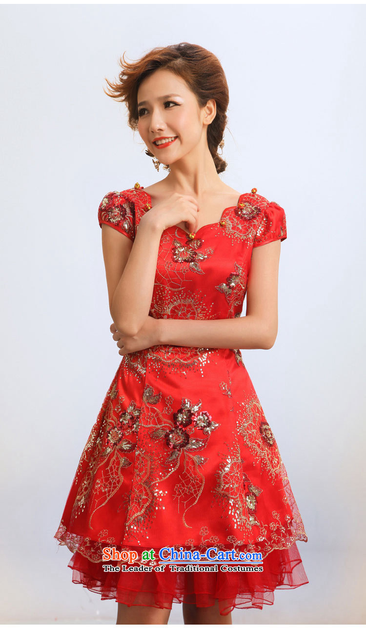 The end of the light (QM) Bride wedding dresses summer marriages wedding dresses qipao CTX QP15 RED L picture, prices, brand platters! The elections are supplied in the national character of distribution, so action, buy now enjoy more preferential! As soon as possible.