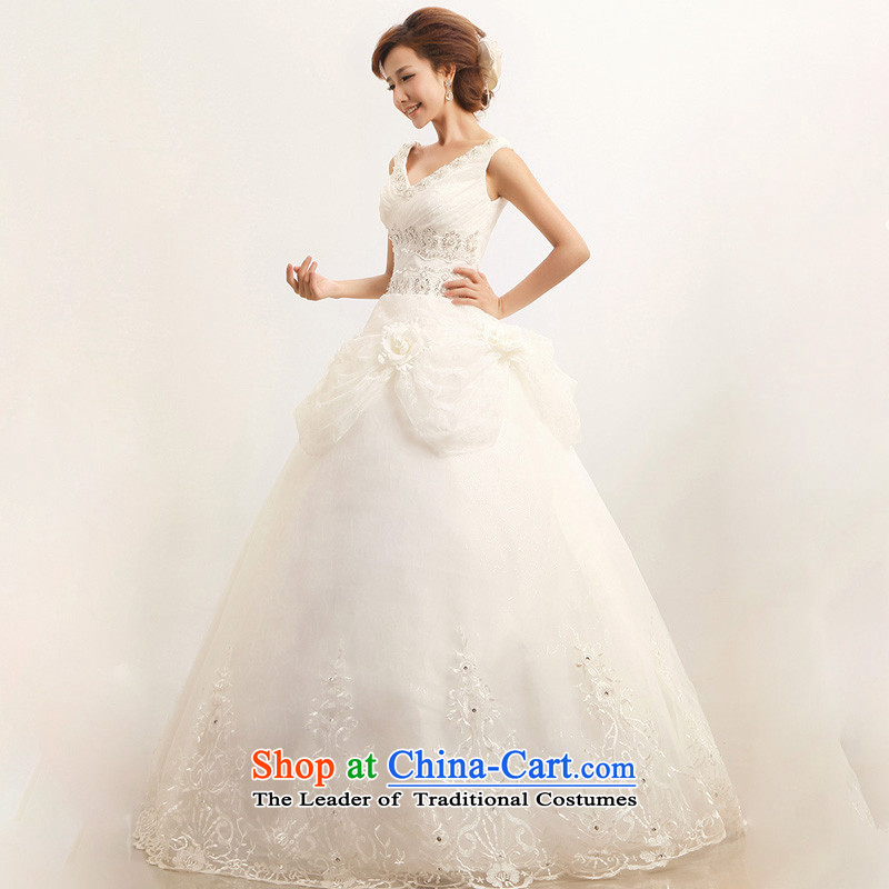 The end of the light (QM) Wedding shoulders wedding sweet marriages wedding dresses CTX M white light at the end of , , , XXL, shopping on the Internet
