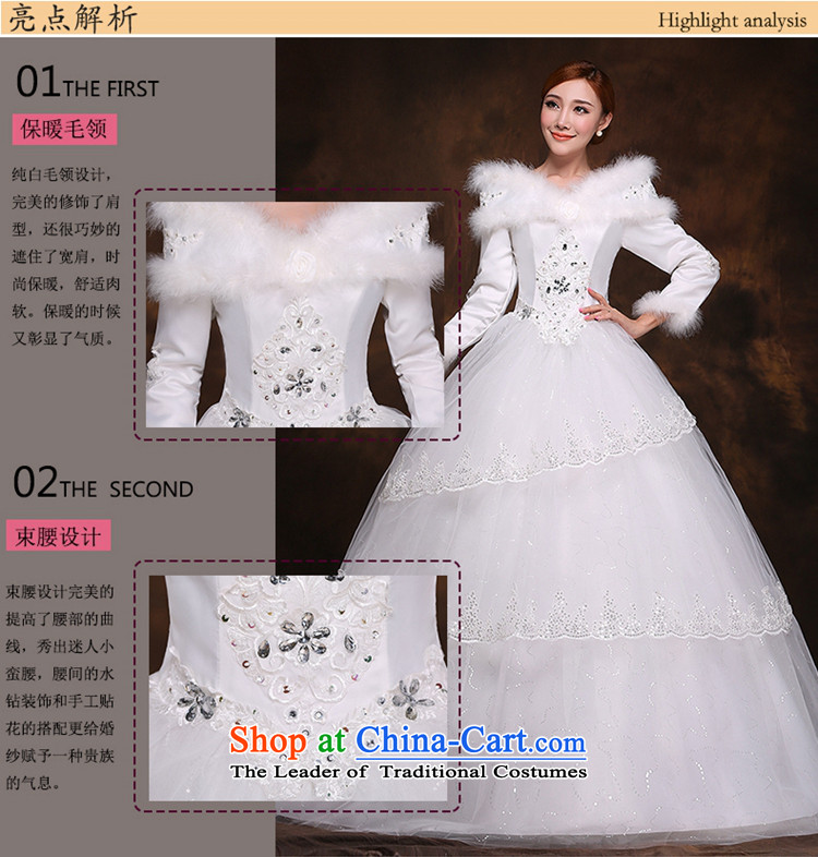 Hei Kaki 2014 winter winter clothing new sweet princess plus gross cotton for long-sleeved shawl wedding dresses white tie D002 white pictures, price, the XS brand platters! The elections are supplied in the national character of distribution, so action, buy now enjoy more preferential! As soon as possible.