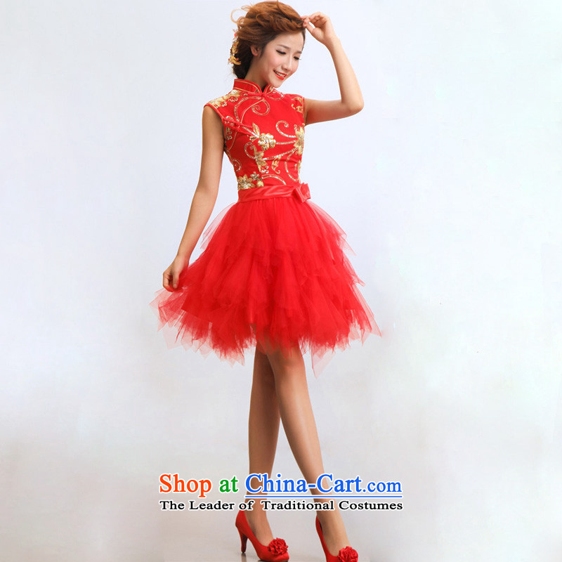 The end of the light (QM) short of qipao wedding marriages wedding dresses qipao bride CTX red light at the end of XL, , , , shopping on the Internet