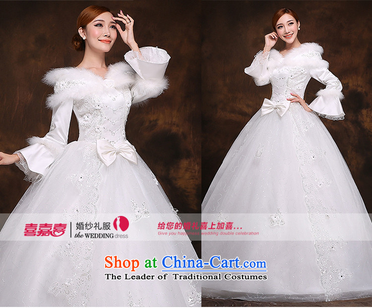 Hei Kaki winter for women wedding dresses new Word 2014 winter shoulder the cotton-thick winter long-sleeved wedding White XXL pictures, NAMECARD HOLDER-D003 Price, brand platters! The elections are supplied in the national character of distribution, so action, buy now enjoy more preferential! As soon as possible.