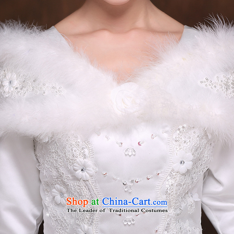 Hei Kaki winter for women wedding dresses new Word 2014 winter shoulder the cotton-thick winter long-sleeved wedding XXL, white CLASSIC DELIGHT NAMECARD HOLDER-D003-Hi , , , shopping on the Internet