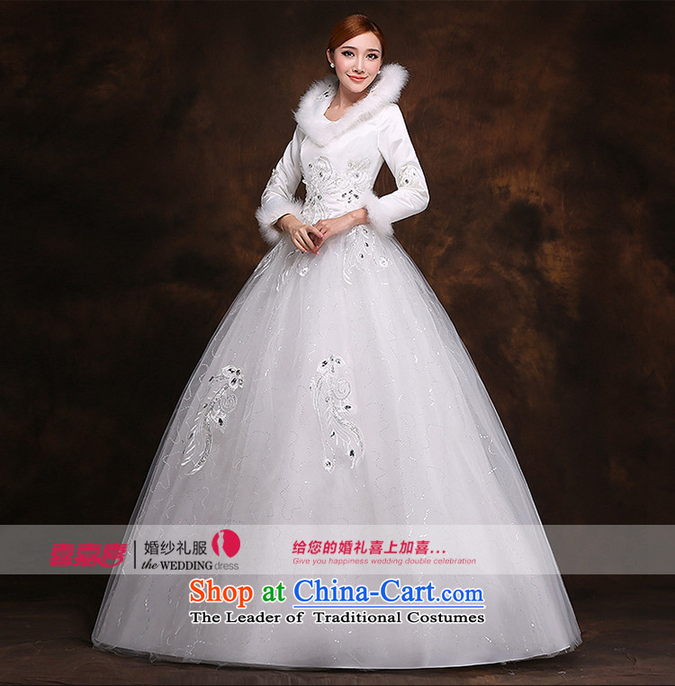 Hei Kaki 2014 new winter wedding to align the long-sleeved marriages video thin princess bon bon skirt wedding dress D004 white picture, prices, S brand platters! The elections are supplied in the national character of distribution, so action, buy now enjoy more preferential! As soon as possible.