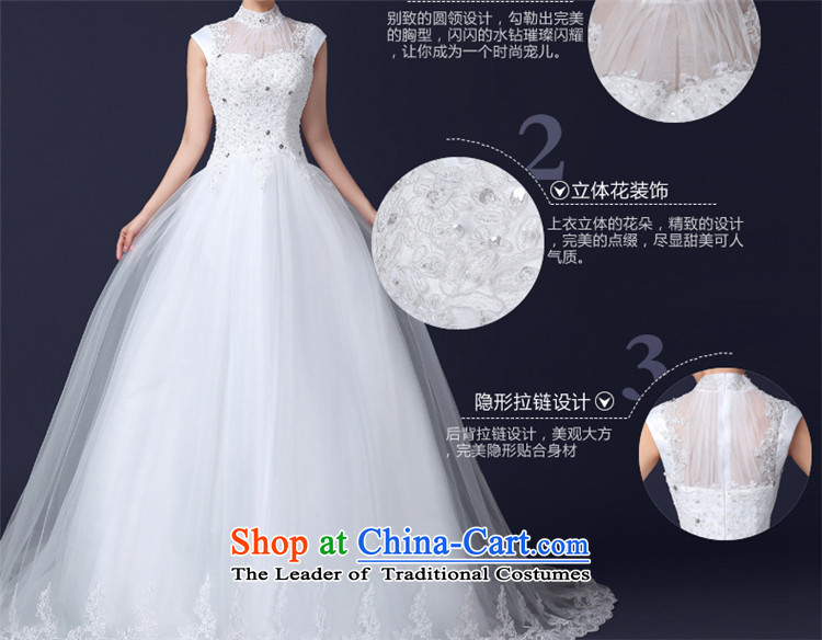Jie mija tail wedding dresses new 2015 new products and stylish red winter) Marriage package shoulder bride crowsfoot lace White XXL large pictures, prices, brand platters! The elections are supplied in the national character of distribution, so action, buy now enjoy more preferential! As soon as possible.
