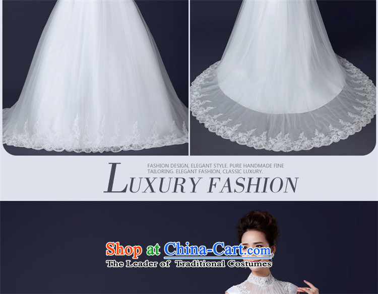 Jie mija tail wedding dresses new 2015 new products and stylish red winter) Marriage package shoulder bride crowsfoot lace White XXL large pictures, prices, brand platters! The elections are supplied in the national character of distribution, so action, buy now enjoy more preferential! As soon as possible.