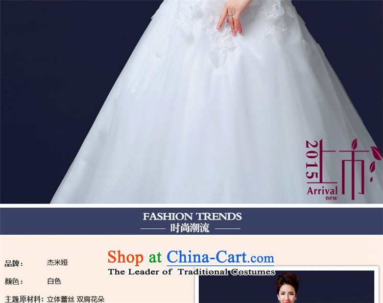 Jie mija new stylish shoulders 2014 V-Neck simple small trailing back diamond crowsfoot custom wedding female Korean brides version White XXL picture, prices, brand platters! The elections are supplied in the national character of distribution, so action, buy now enjoy more preferential! As soon as possible.